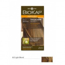 8.0 Краска для волос светлый блонд Biokap Delicato Rapid, 140 мл