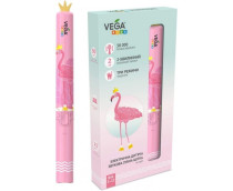 Електрична дитяча звукова зубна щітка Vega (Вега) Kids VK-500 Pink, рожева