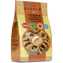 Сушки з пророщеної пшениці з кунжутом