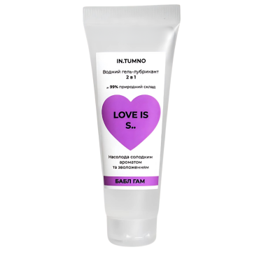 Гель-лубрикант In. Tumno Love is S...2 в 1 Бабл Гам