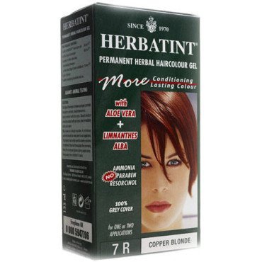 Краска для волос 7R МЕДНЫЙ БЛОНД Herbatint, 150 мл