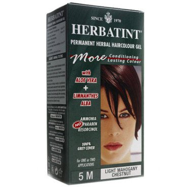 Краска для волос 5М КРАСНОЕ ДЕРЕВО СВЕТЛЫЙ БЛОНД Herbatint, 150 мл