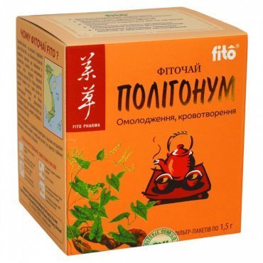 Полигонум фиточай fito, 20 фильтр-пакетов Омоложение. Кроветворение