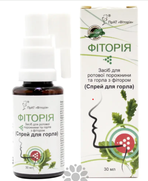 спрей для горла фіторія